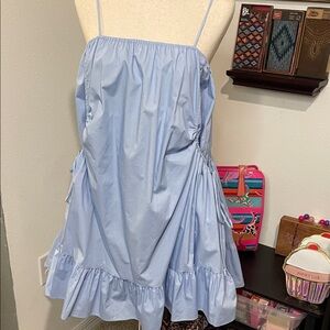 Misa Los Angeles Light Blue Mini Dress